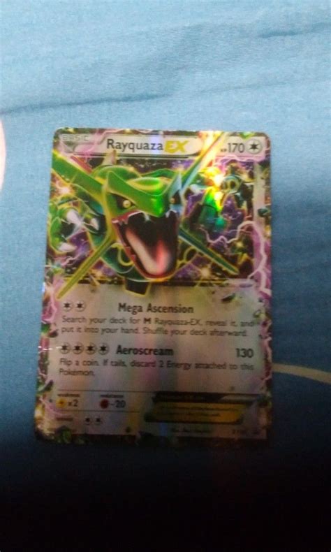 Pokemon cards Rayquaza, Hobbies & Toys, Toys & Games on Carousell