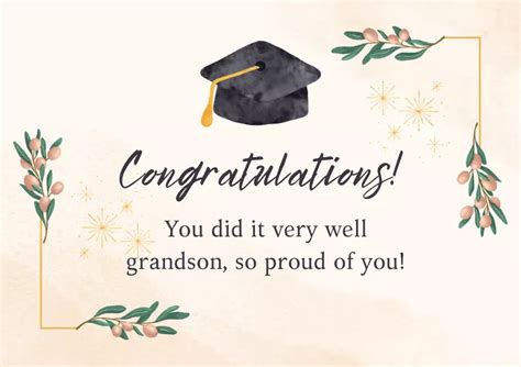 31+ Best High School Graduation Wishes for Grandson