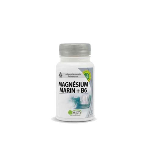 Magnésium marin B6 MGD Complément alimentaire sommeil et détente