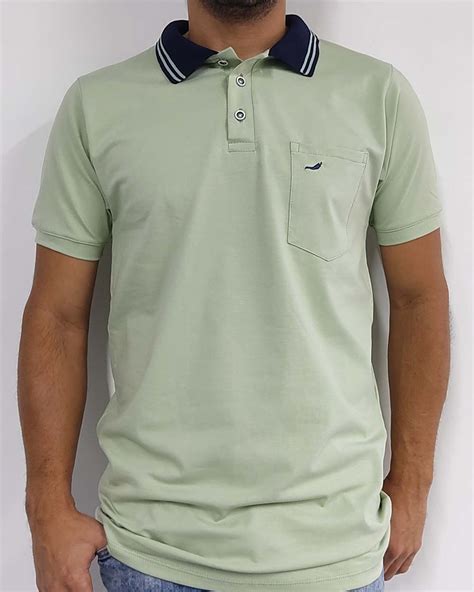 Camisetas Tipo Polo Para Hombre Jalape O Ref Verde Eucalipto