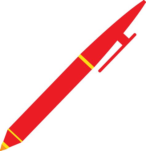 Red Pen Icon For Education In Illustration 24840153 Vector Art At Vecteezy