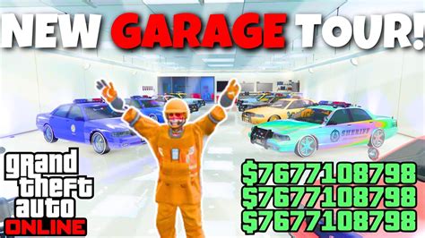 My GTA 5 Modded Cars Garages Tour GTA 5 Online Modded Car Garage