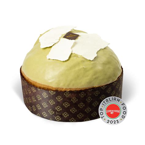 Panettone Pantheon pistacchio e amarene Gran Caffè Romano