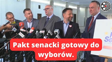 Pakt senacki gotowy do wyborów YouTube