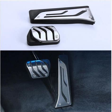 Stainless Steel Car Pedal Pads Cover MT AT For BMW X1 X3 X4 X5 X6 1 2 3