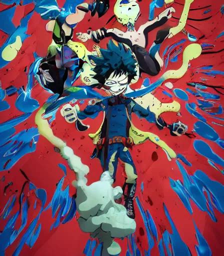 Tim Burtons Style My Hero Academia By Alex Pardee And Stable