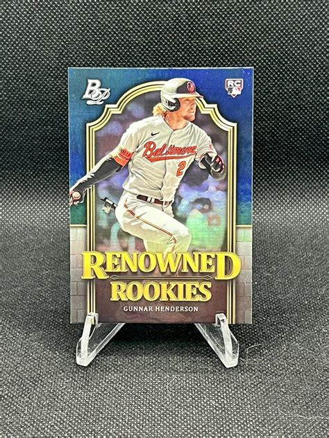 2023 Bowman Platinum Gunnar Henderson RR 1 Renowned Rookies Baltimore