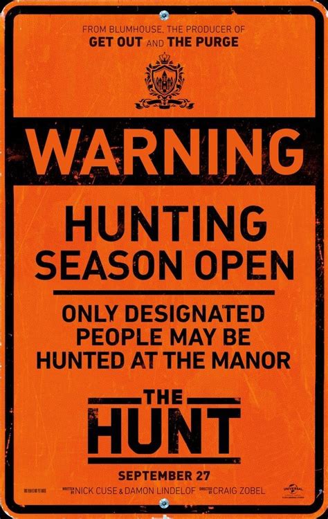 The Hunt poster