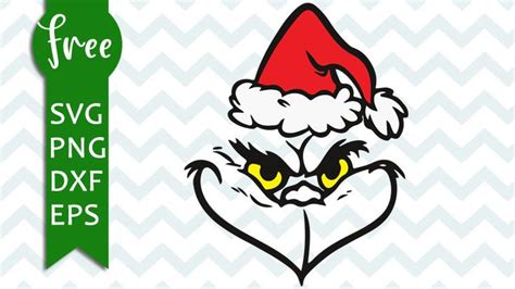 Grinch face svg, christmas free svg, grinch svg file, instant download ...