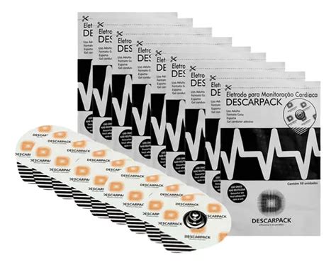 Eletrodo Para Ecg Adulto 1000 Un Descarpack Parcelamento Sem Juros