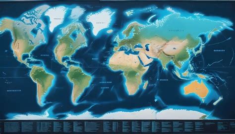 Un Mapa Del Mundo Con Las Palabras Mapa Del Mundo Imagen Premium