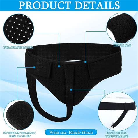 Hernia Belt for Men - Groin Brace for Left or Right Side Inguinal ...