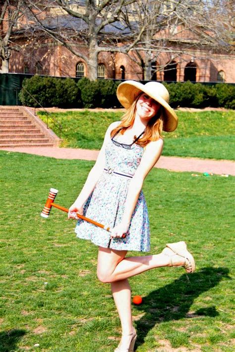 Gabrielle Eriquez 13 For Delta Phi Croquet Jack Wills Dresses