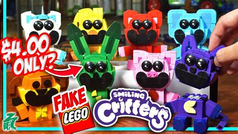 AMAZING Bootleg LEGO Smiling Critters Unbox Review Poppy Playtime