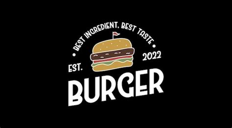 Premium Vector Burger Logo Template Vector Fast Food Logo Design