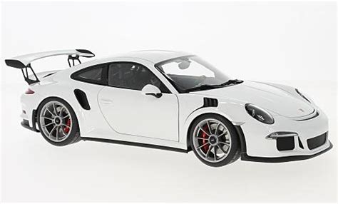 Modellautos Porsche 991 GT3 RS 1 18 AUTOart 911 GT3 RS Weiss 2016