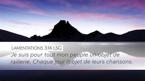 Lamentations 3 14 LSG Desktop Wallpaper Je Suis Pour Tout Mon Peuple