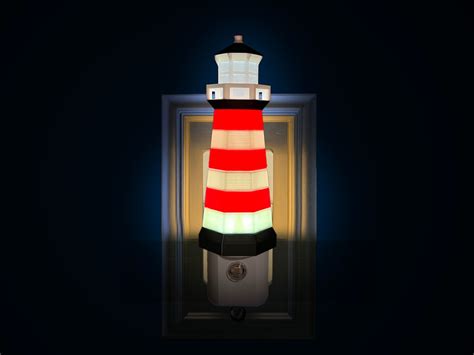 3D Lighthouse Night Light plug-in, LED - Etsy