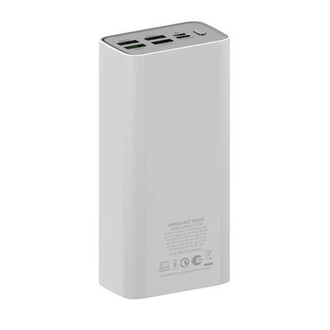 Power Bank HIPER FAST 30000 White – HIPER