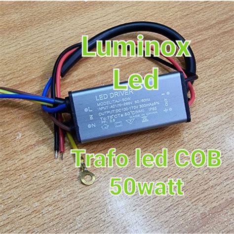 Jual Trafo Led Pju Cobra 50watt 50w Driver Led Sorot Cob 50 Watt Trafo