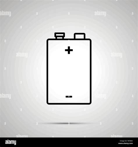 Electric Car 9v Battery Isolated Stock Vector Images Alamy