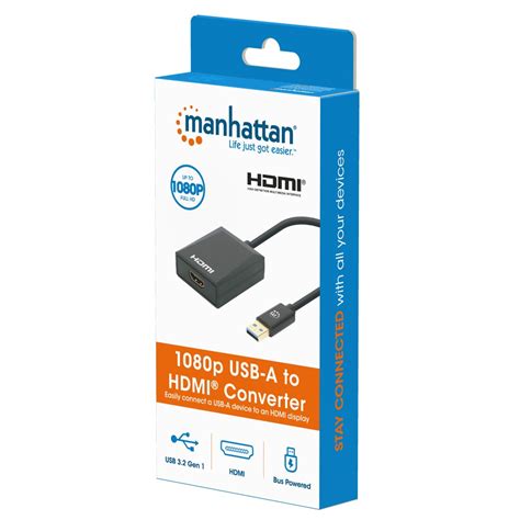 Adattatore Usb A A Hdmi Full Hd 1080p Manhattan Iadap Usb3 Hdmim