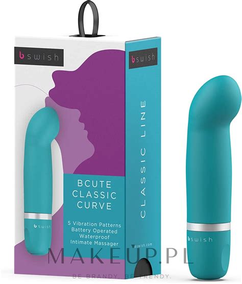 B Swish Bcute Classic Curve Vibrator Jade Wibrator Turkusowy Makeup Pl