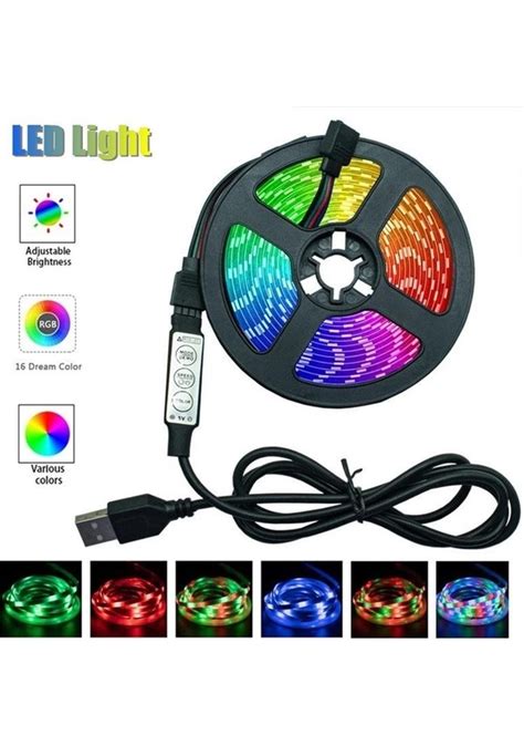 Led Erit I Klar Rgb Dekorasyon Tu Lu Kontrol Usb Kablosu Esnek