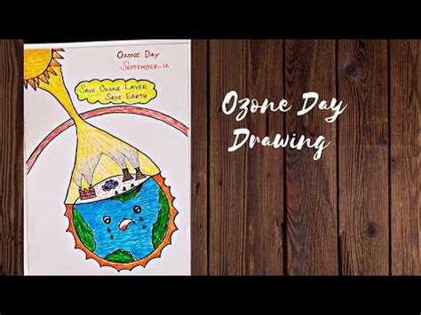 Ozone Day Drawing Ozone Day Poster World Ozone Day Poster Making Save