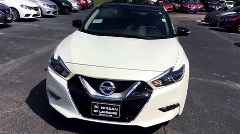 2017 Nissan Maxima Platinum Medallion Package In Pearl White Youtube