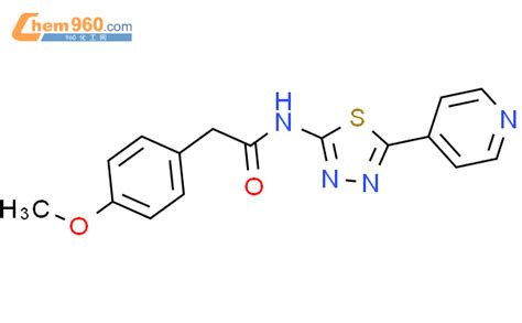 692867 90 6 Benzeneacetamide 4 Methoxy N 5 4 Pyridinyl 1 3 4