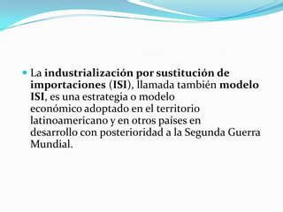 Sustitucion De Importaciones PPT