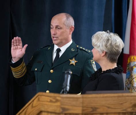 New Escambia County Sheriff Chip Simmons sworn in Tuesday