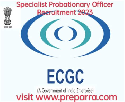 Ecgc Recruitment Of Specialist Probationary Officer So 2023 Apply