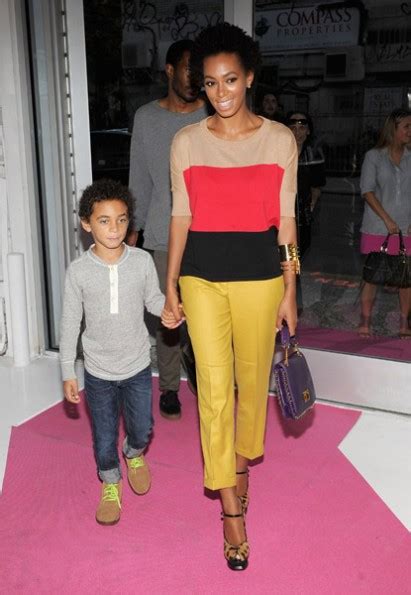 Cute & Conservative :: Solange Knowles & Son Spotted - theJasmineBRAND