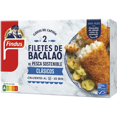 Filetes De Bacalao Empanados Unidades Caja G Findus