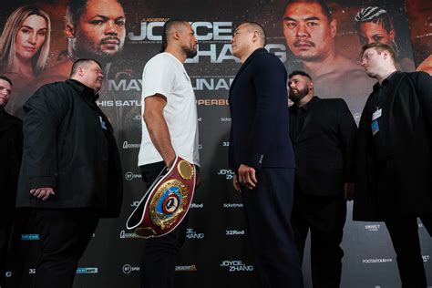 Joe Joyce Vs Zhilei Zhang Press Conference Notes Big Fight Weekend