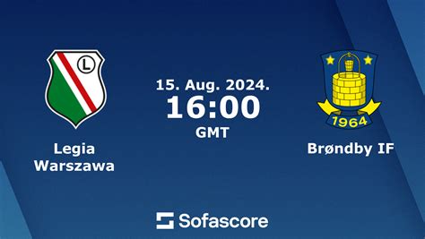 Legia Warszawa vs Brøndby IF live score H2H and lineups Sofascore