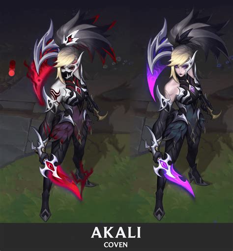 Edit of Coven Akali (Using Fan-design as reference) : r/akalimains