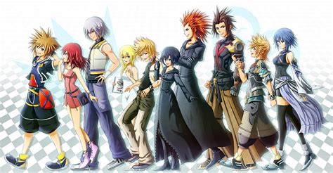 Un Paseo Con Un Amigo Aqua Namine Ventus Axel Riku Xion Kairi