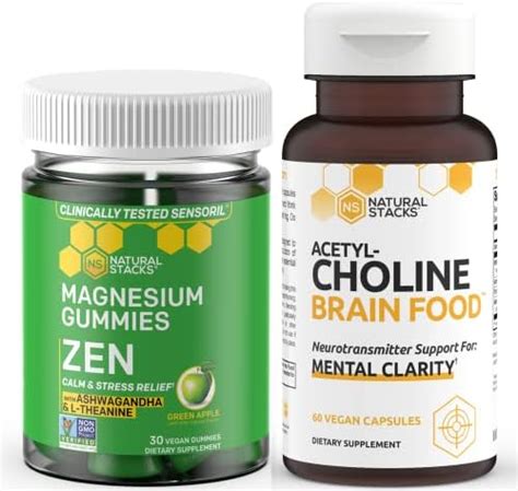 Amazon Natural Stacks Magnesium Ashwagandha Gummies Ct With