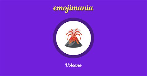 🌋 Volcano emoji Copy & Paste - Emojimania