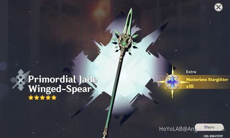 Got My First 5 Star Weapon But I Dont Use Polearm Chara