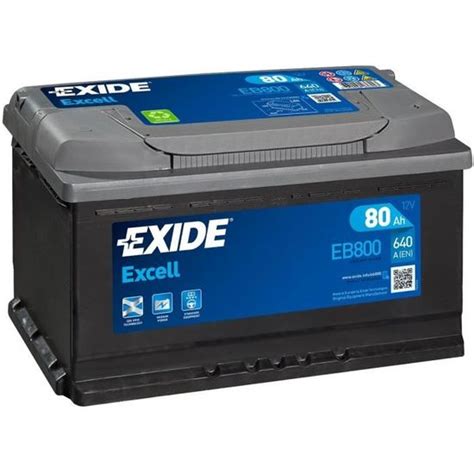 Batterie Auto Exide Excell Ah A V Dr Cdiscount Auto