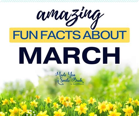 101 Fun Facts About March Fun Facts Fun Facts For Kids 58 Off