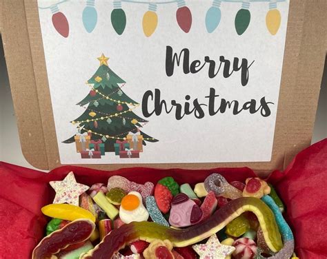 Christmas Pick N Mix Sweet Box Pick N Mix Letter Box Sweets