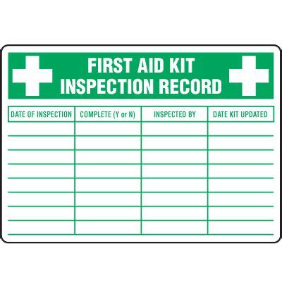 First Aid Label Printable