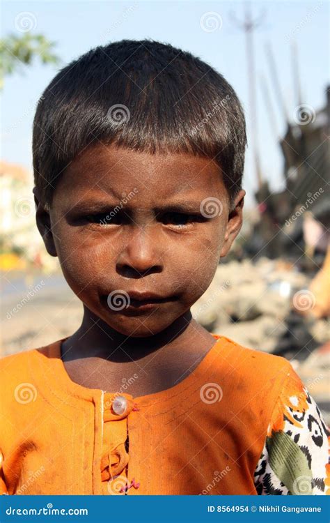 Poverty Portrait stock photo. Image of orphan, indian - 8564954