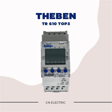 นาฬกาตงเวลา ไทมเมอร theben TR 610 top3 Time and light control