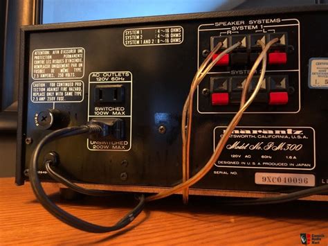 Refurbished Marantz Pm Integrated Amplifier Vu Meters Photo